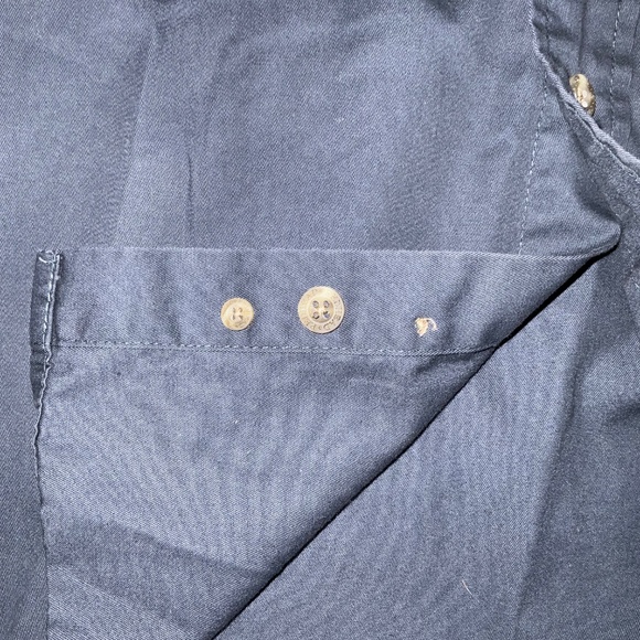 RedHead Mens Button Down Navy Shirt size Medium - Picture 6 of 8